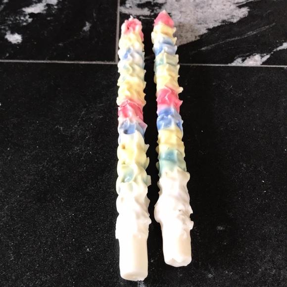 Rainbow drip candles - Picture 5 of 6